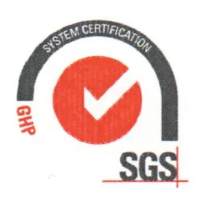 GMP / GHPs Certified — SGS
